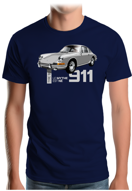 T-Shirt Homme Voiture 901 Le mythe est né