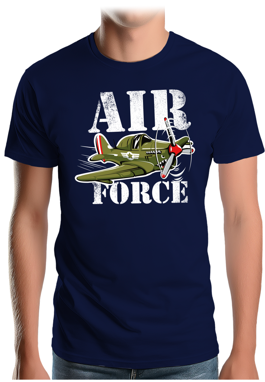 T-Shirt Homme Avion militaire air force