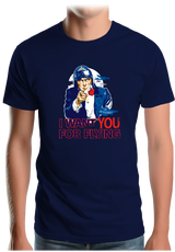 T-Shirt Homme I Want You for flying USA