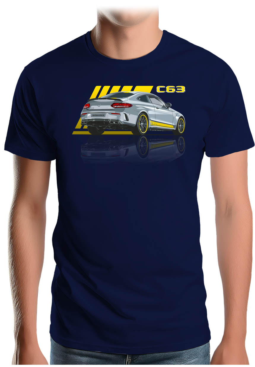 T-Shirt Homme Voiture Allemande C63