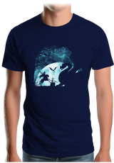 T-Shirt Homme Chevalier dans l'obscuritée chateau