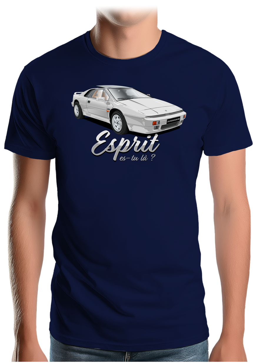 T-Shirt Homme Voiture Esprit V6 es tu là ?