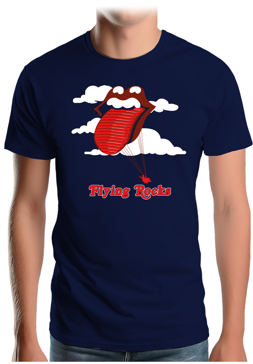 T-Shirt Homme Le parapente rock and roll