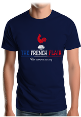T-Shirt Homme Le rugby français c'est le french flair
