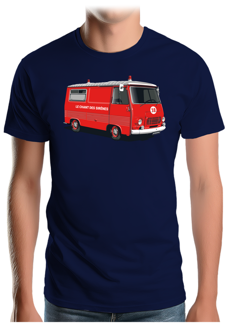 T-Shirt Homme Le chant des sirènes par les pompiers