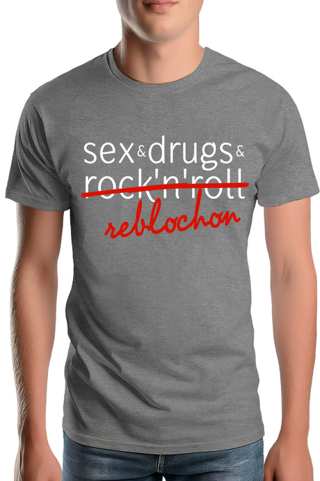 Tee-Shirt Homme Snow Sex Rock Fromage