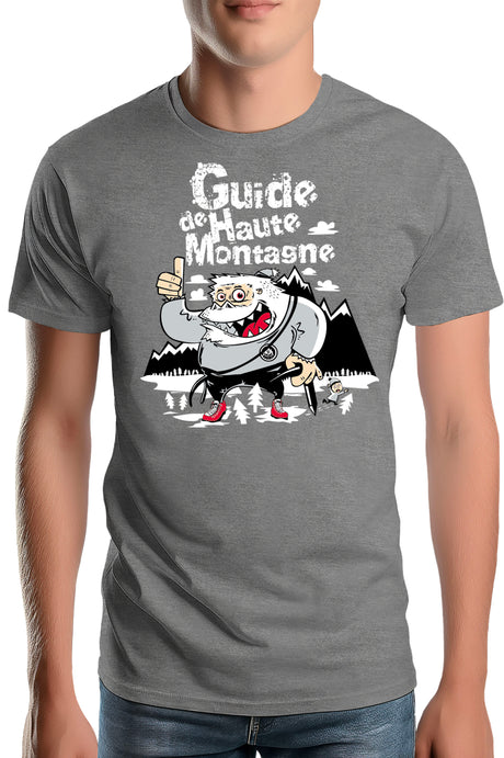 T-Shirt Homme Guide de haute montagne