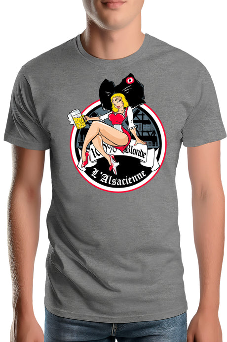 Tee-Shirt Homme L'alsacienne Qui A Perdu Sa culotte