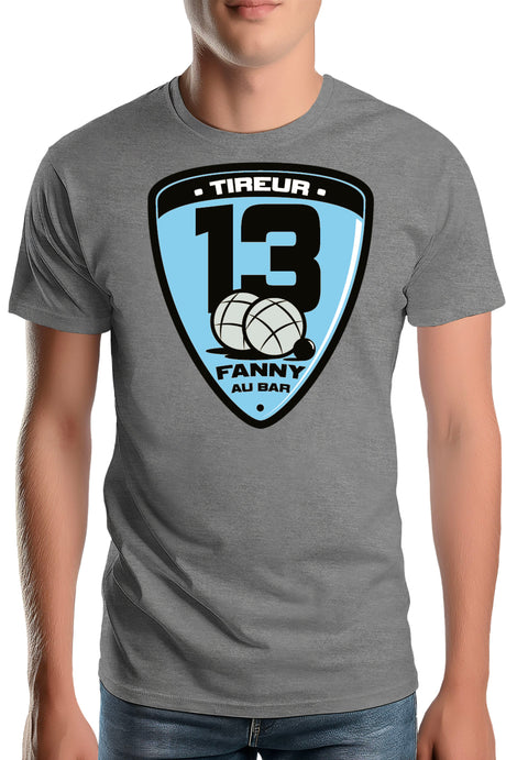 T-Shirt Homme Fanny au bar, tireur