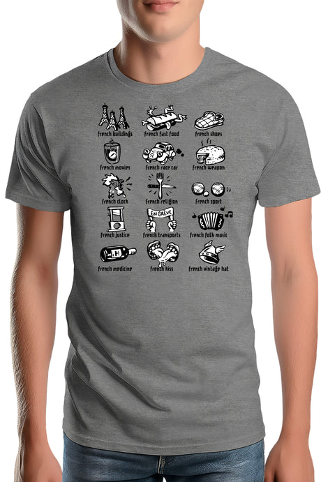 T-Shirt Homme French Symbol