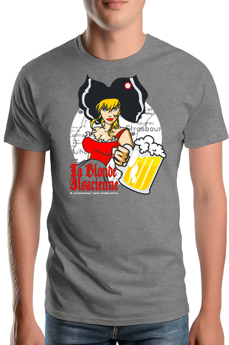 T-Shirt Homme La blonde alsacienne