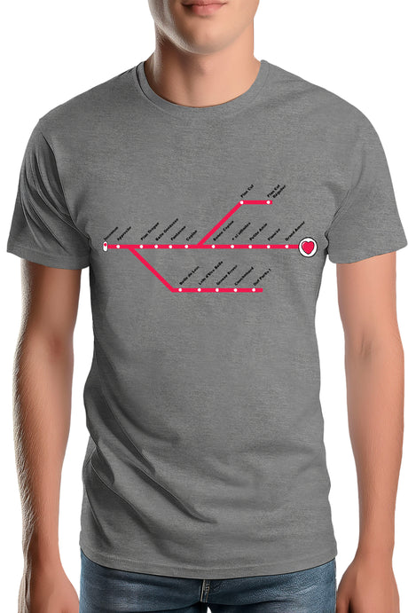 Tee-Shirt Homme Love Line Homme