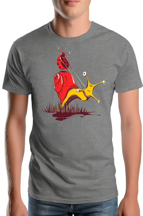 Tee-Shirt Homme Escargot Et Coccinelle