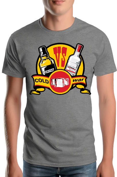 Tee-Shirt Homme Coldwar whisky contre vodka