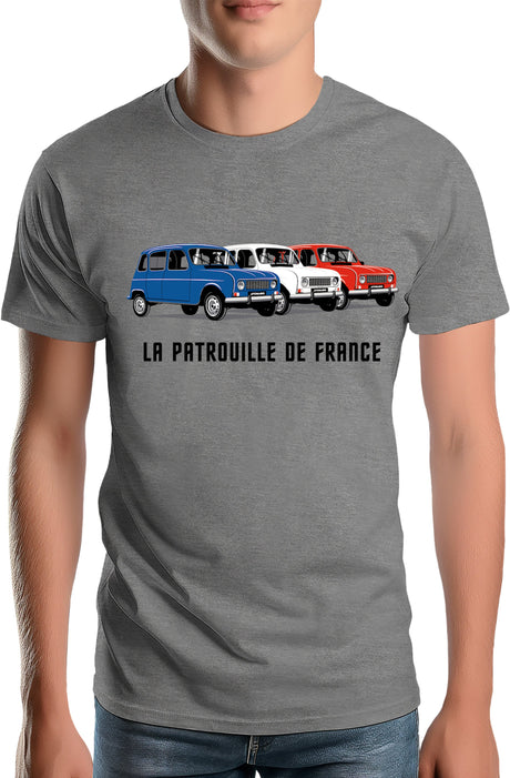 Tee-Shirt Homme Patrouille de france 4L