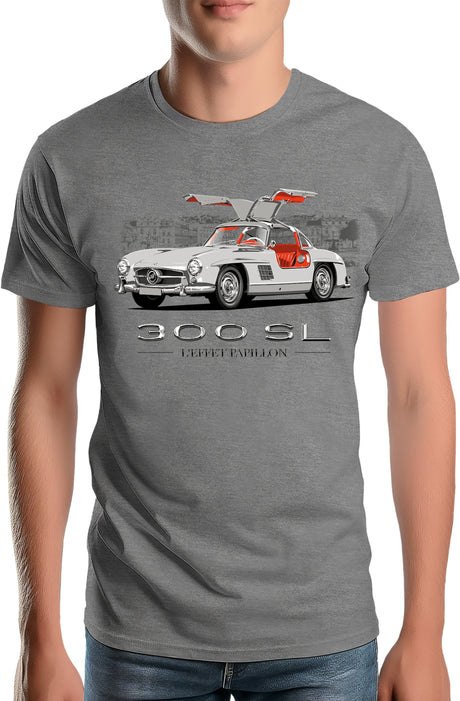 T-Shirt Homme 300 SL effet papillon