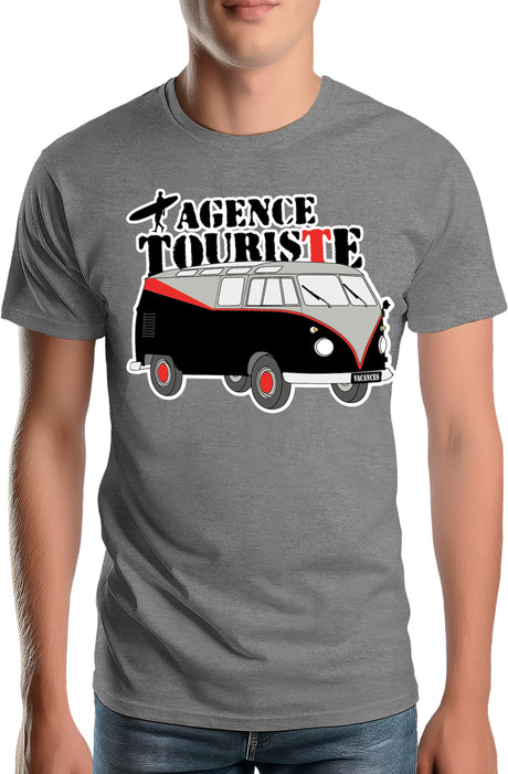 Tee-Shirt Homme Parodie de l'agence tous risque ( en touriste )
