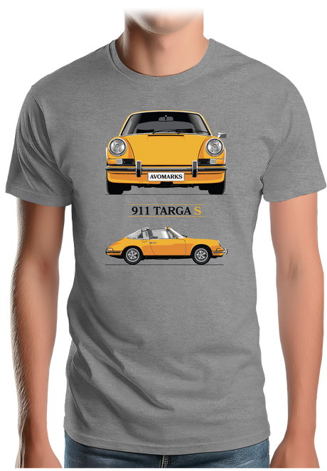 T-Shirt Homme Voiture Targa S