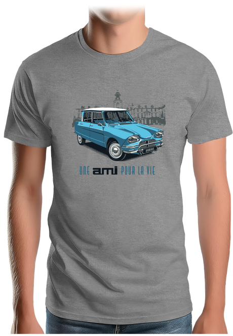 T-Shirt Homme La voiture ami pour la vie