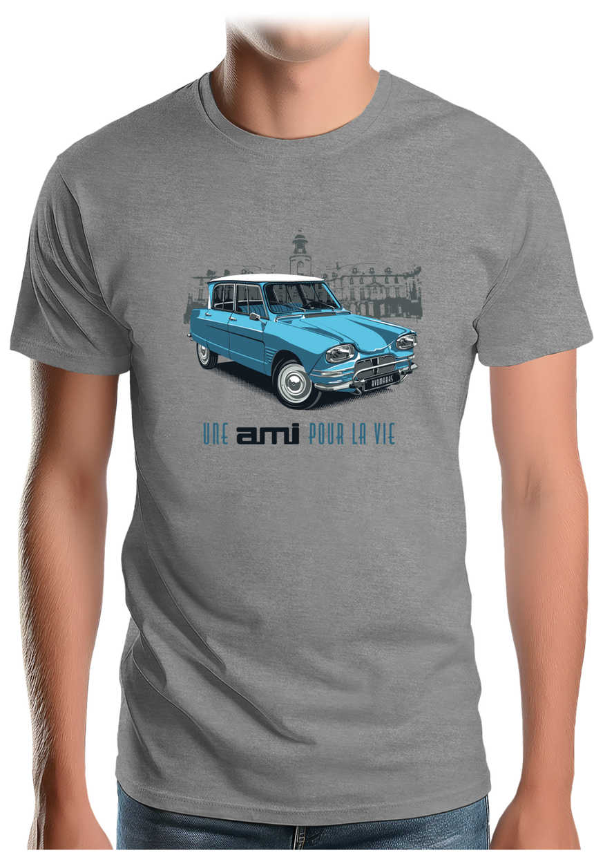 T-Shirt Homme La voiture ami pour la vie