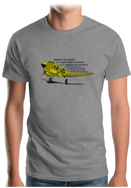 T-Shirt Homme Avion militaire Us Army