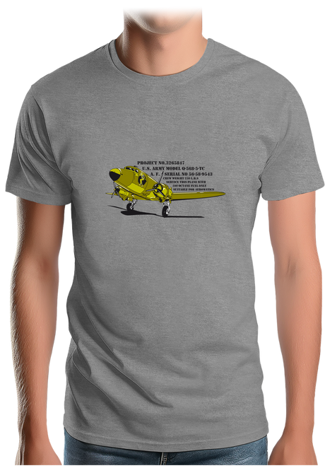 T-Shirt Homme Avion militaire Us Army