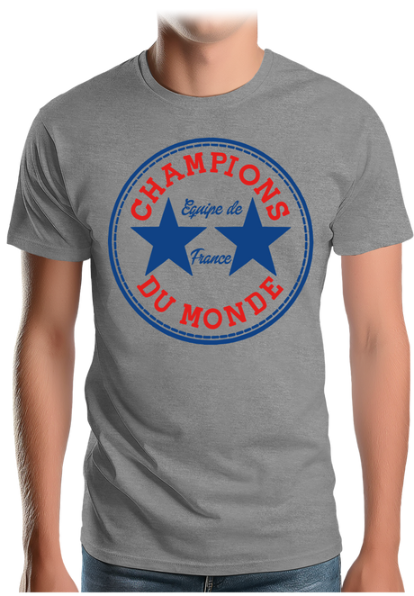 T-Shirt Homme Champion du monde