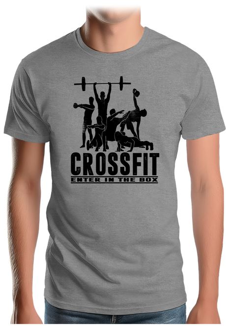T-Shirt Homme Entrer dans le monde du Crossfit