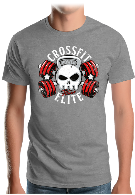 T-Shirt Homme Le poids du Crossfit d'élite