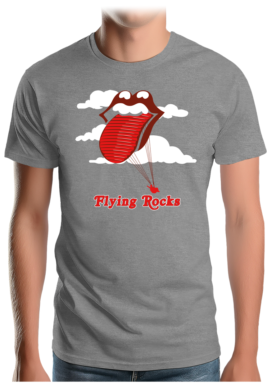 T-Shirt Homme Le parapente rock and roll