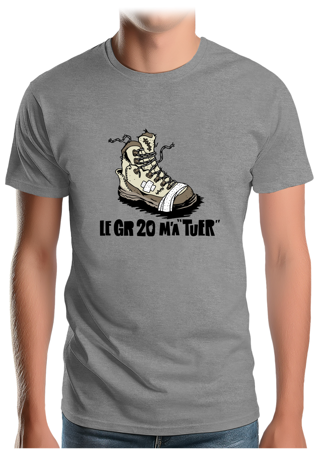 T-Shirt Homme Godasse Gr20 m'a tuer