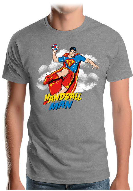 T-Shirt Homme Le super héros du Handball