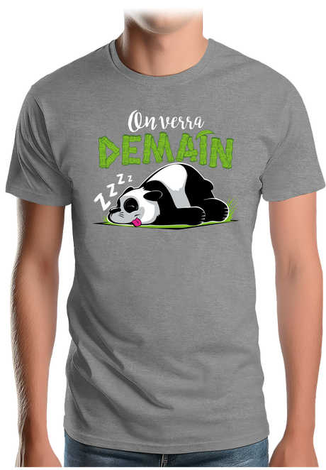 T-Shirt Homme On verra demain