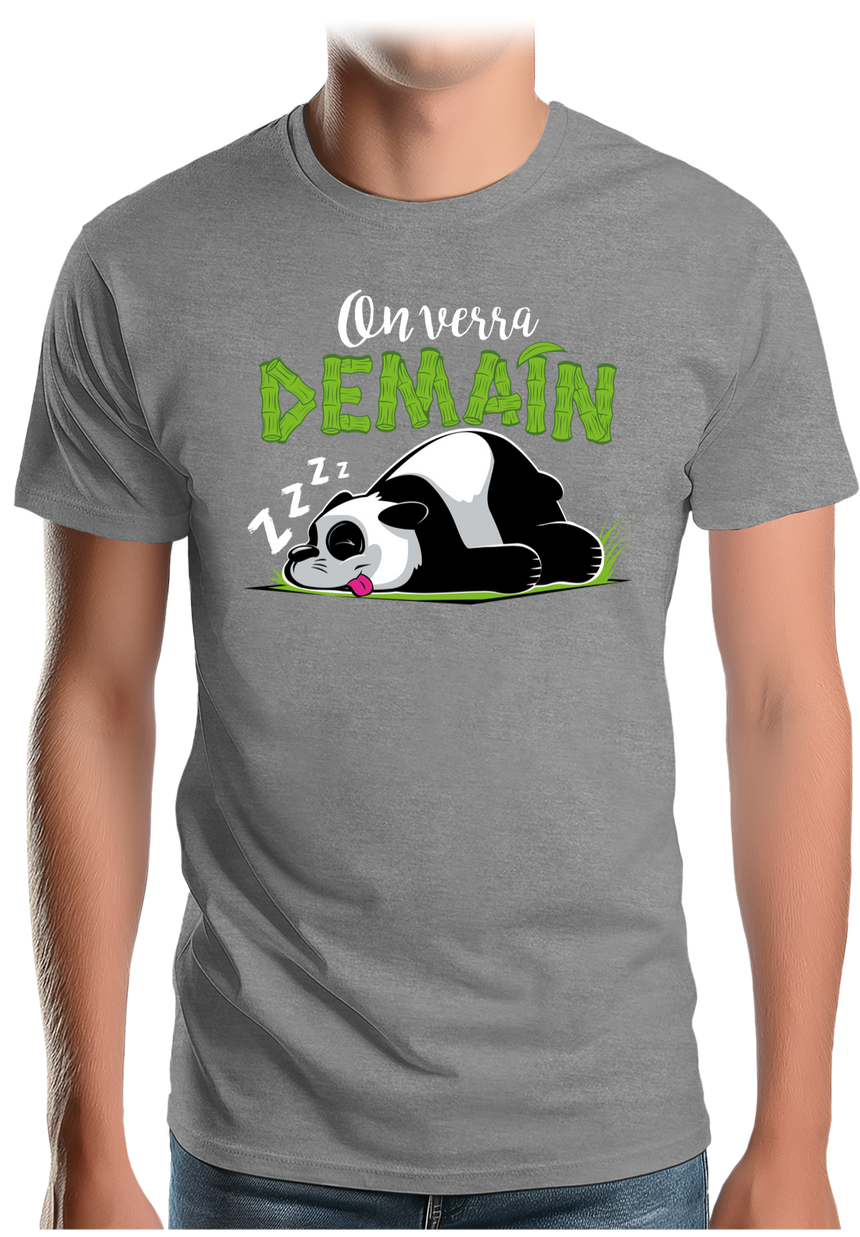 T-Shirt Homme On verra demain