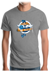 T-Shirt Homme Pin Up Avion