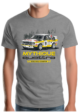 T-Shirt Homme Mythique quattro sport champion de rallye