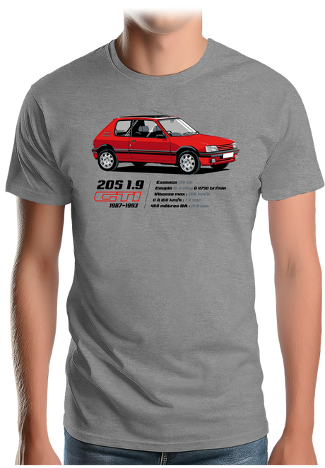 T-Shirt Homme 205 1,9 GTI