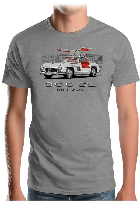 T-Shirt Homme 300 SL effet papillon