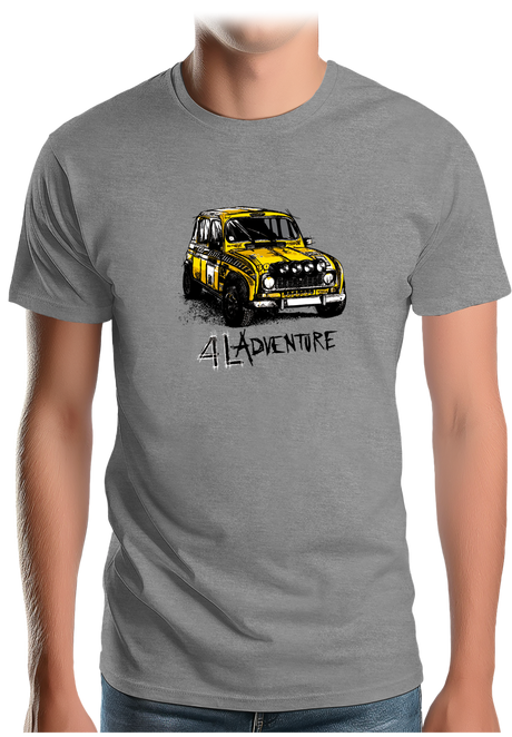 T-Shirt Homme L'aventure en voiture 4L