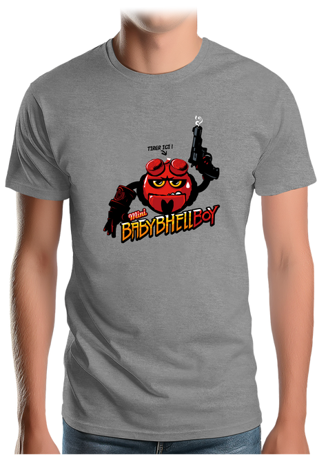 T-Shirt Homme Baby Hell boy fromage à déguster