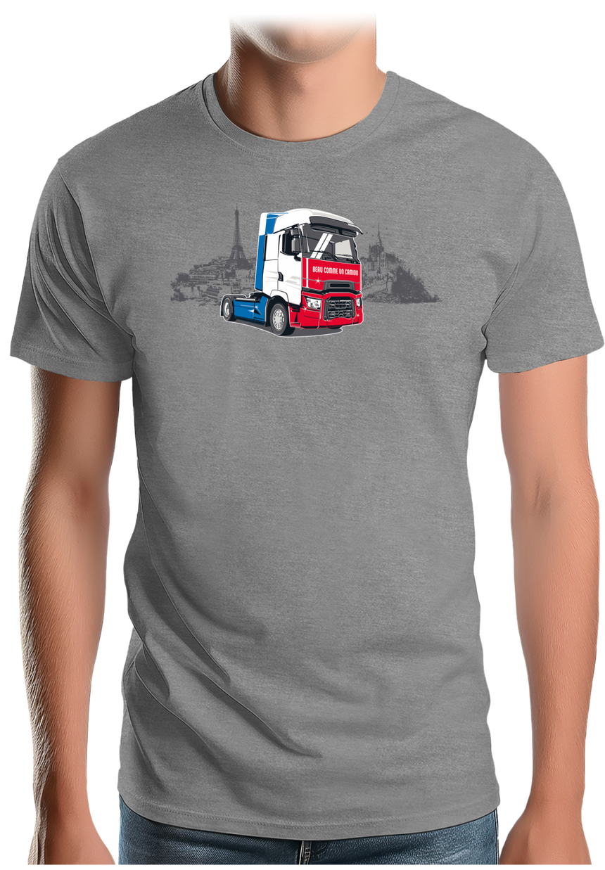 T-Shirt Homme Beau comme un camion
