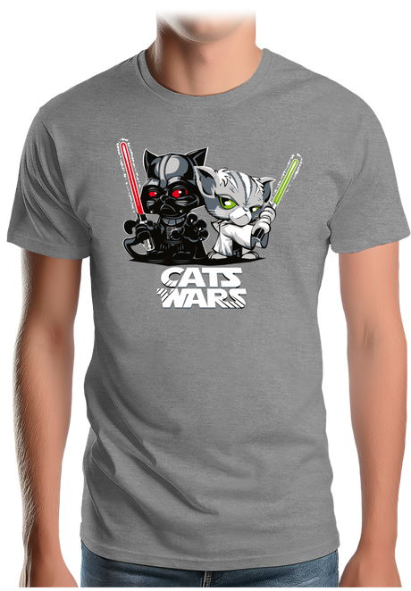 T-Shirt Homme Le coté obscur des chats