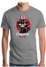 T-Shirt Homme Chat en samouraï