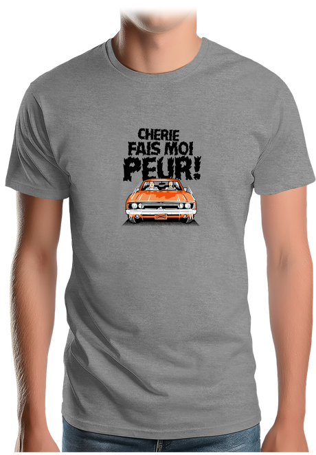 T-Shirt Homme Chérie fais moi peur
