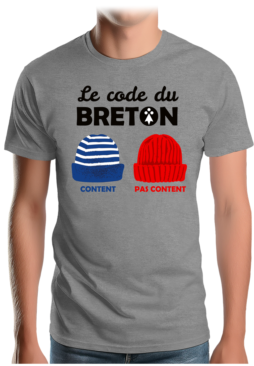 T-Shirt Homme Le code du Breton