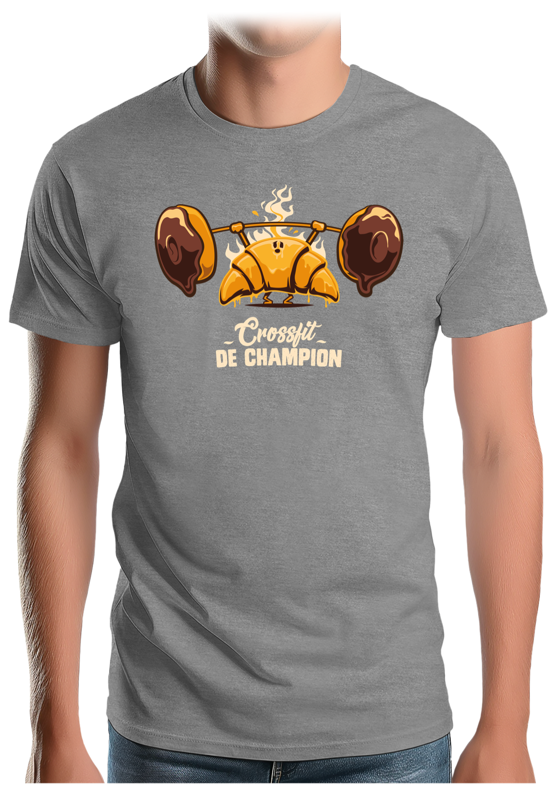 T-Shirt Homme Champion des petits déjeuners