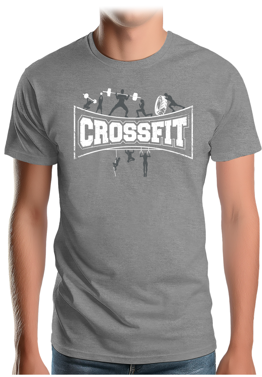 T-Shirt Homme Crossfit silhouettes