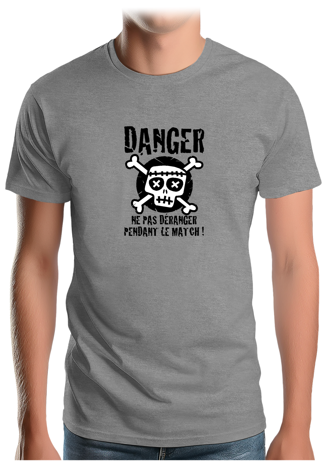 T-Shirt Homme Danger match ne pas déranger