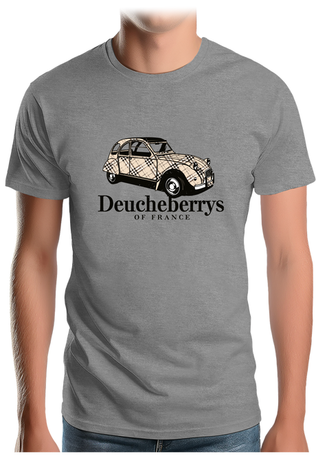 T-Shirt Homme Voiture 2CV Deuchberrys