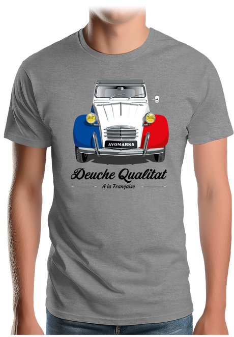T-Shirt Homme 2 CV qualité à la française